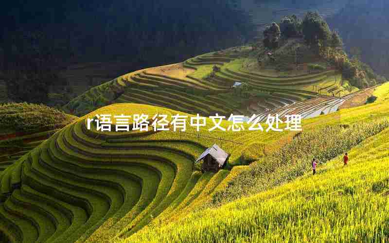 r语言路径有中文怎么处理 r语言路径有中文怎么处理