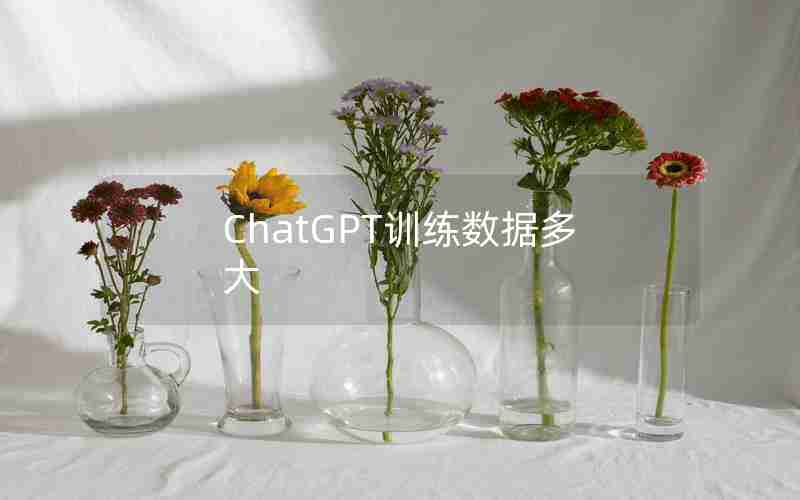 ChatGPT训练数据多大