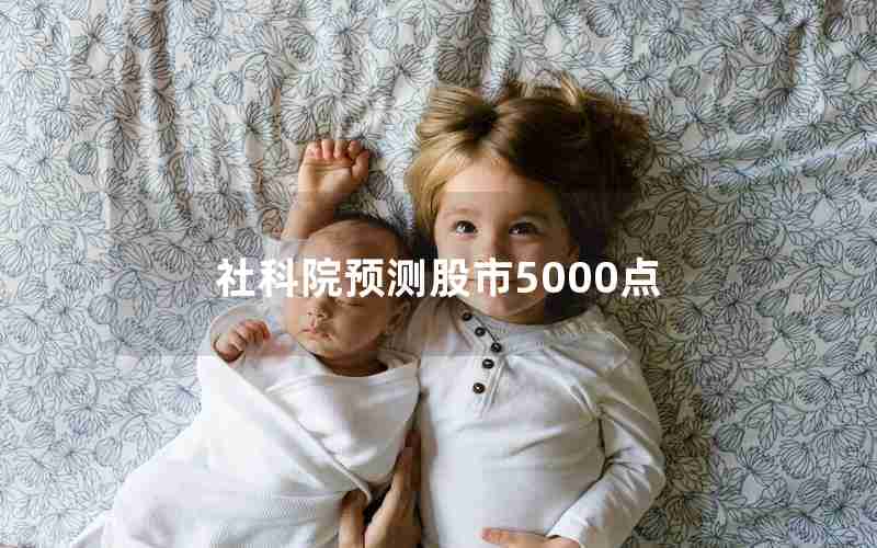 社科院预测股市5000点 社科院预测股市5000点