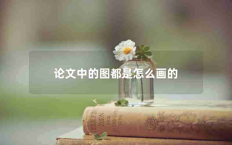 论文中的图都是怎么画的