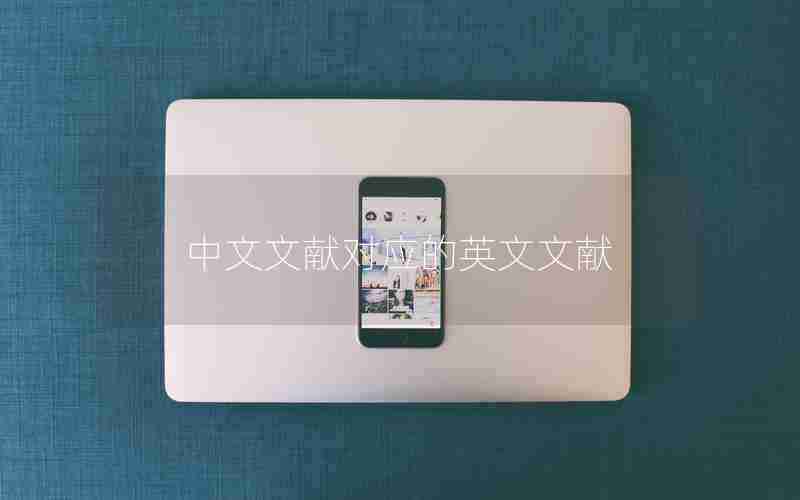 中文文献对应的英文文献