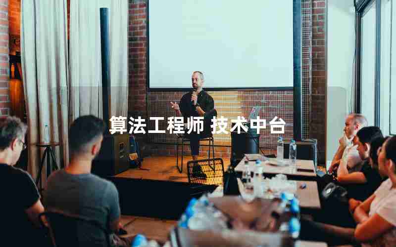 算法工程师 技术中台