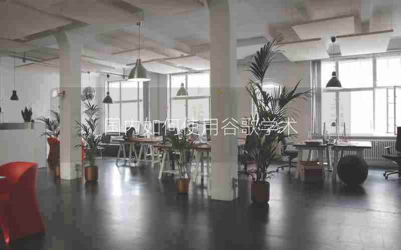 国内如何使用谷歌学术 国内如何使用谷歌学术