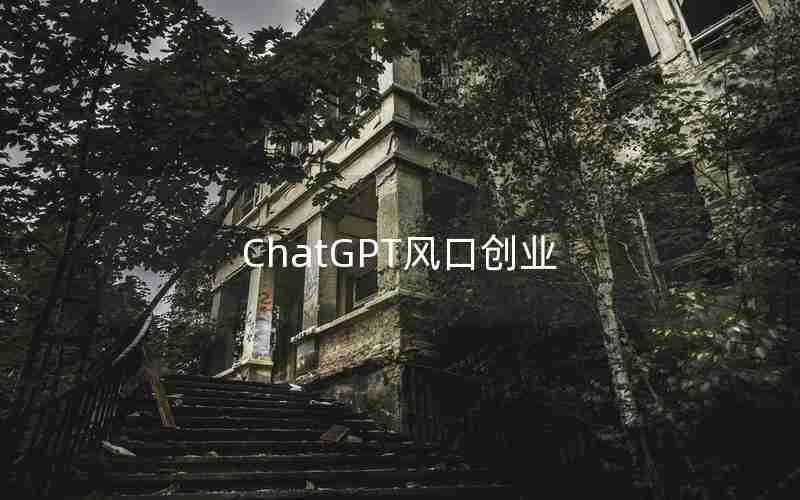 ChatGPT风口创业 ChatGPT风口创业