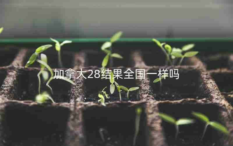 加拿大28结果全国一样吗