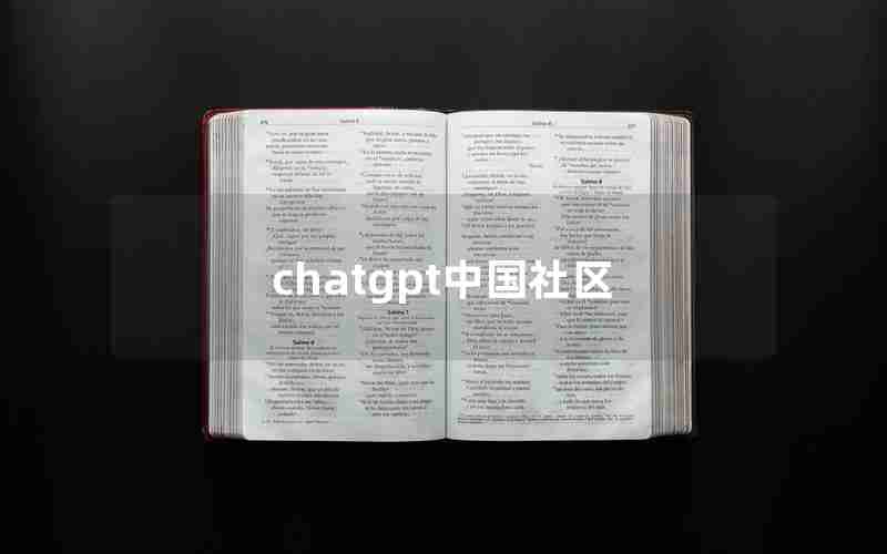 chatgpt中国社区