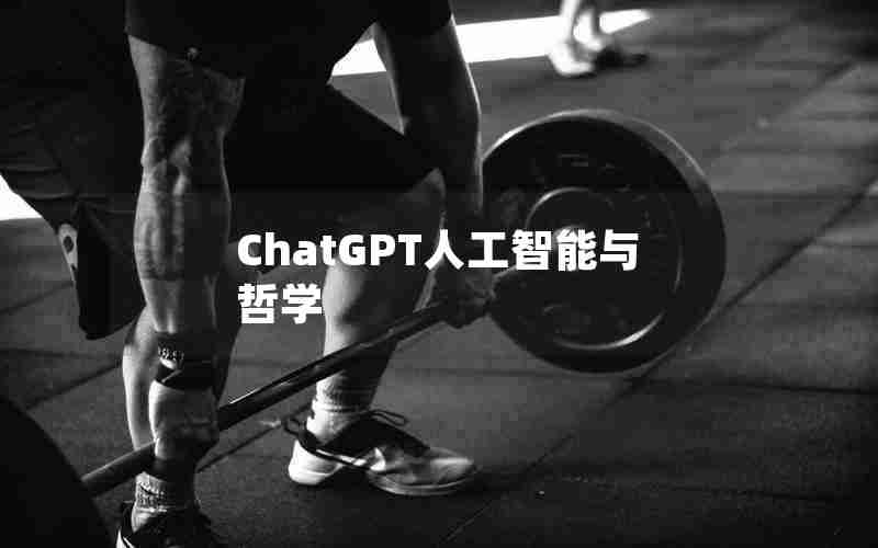 ChatGPT人工智能与哲学 ChatGPT人工智能与哲学