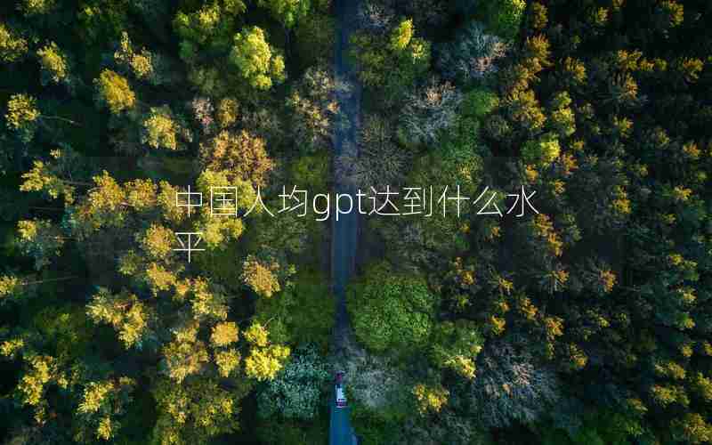中国人均gpt达到什么水平