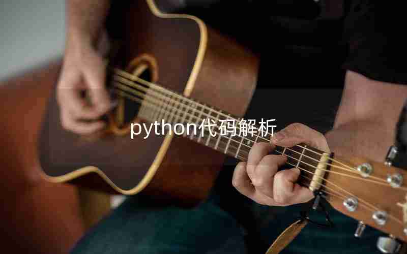 python代码解析