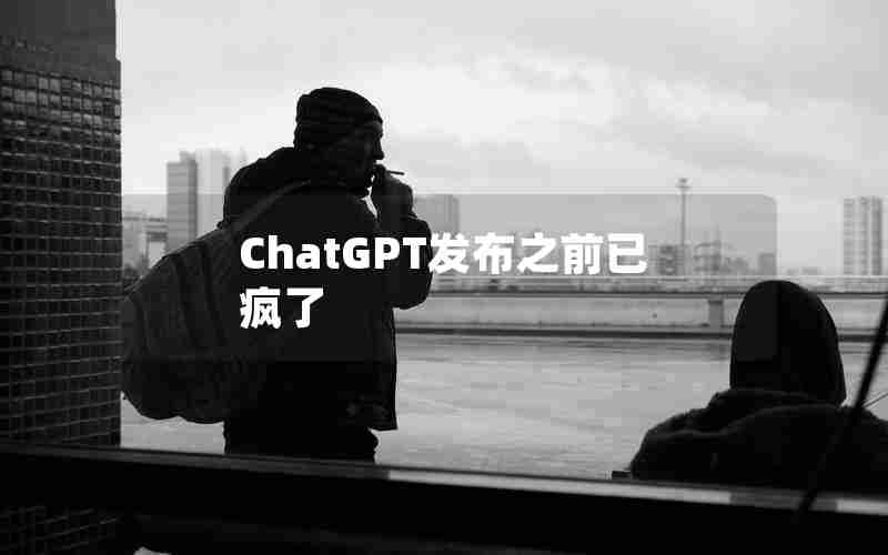 ChatGPT发布之前已疯了 ChatGPT发布之前已疯了