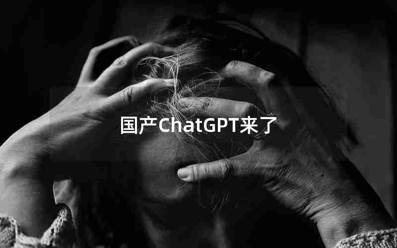 国产ChatGPT来了