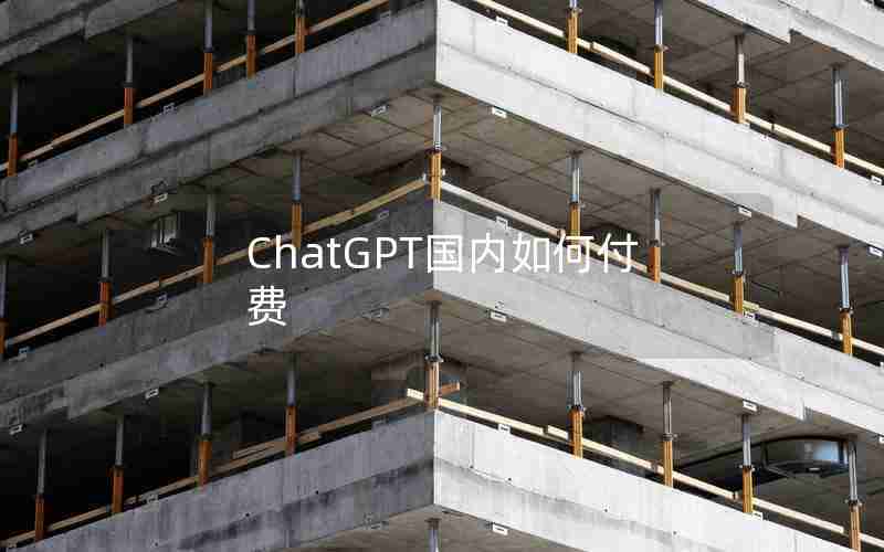 ChatGPT国内如何付费
