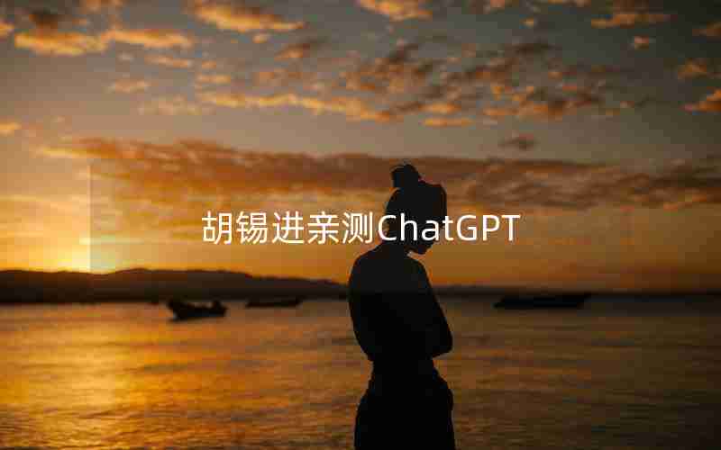 胡锡进亲测ChatGPT