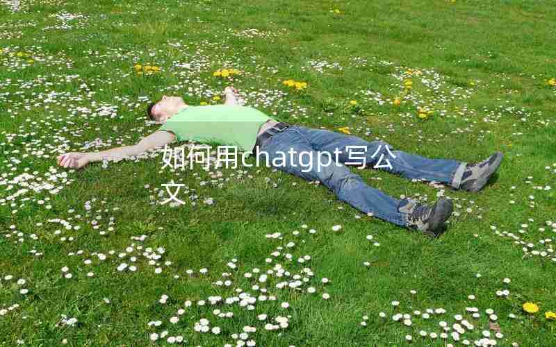 如何用chatgpt写公文