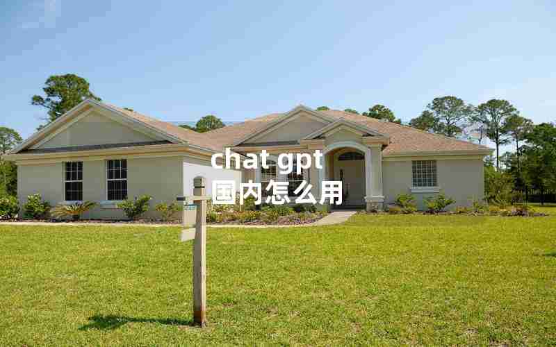 chat gpt 国内怎么用
