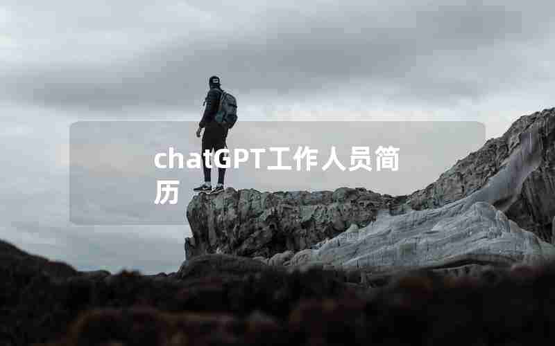 chatGPT工作人员简历