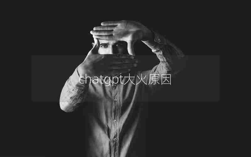 chatgpt大火原因