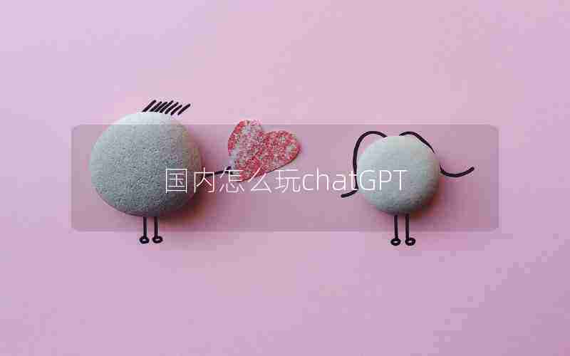国内怎么玩chatGPT