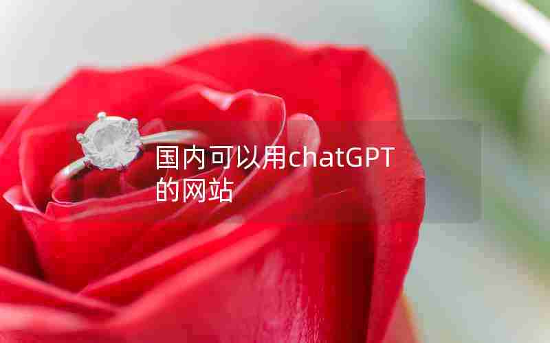 国内可以用chatGPT的网站