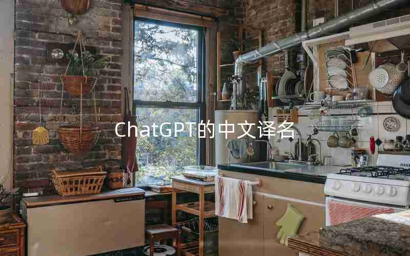 ChatGPT的中文译名 ChatGPT的中文译名