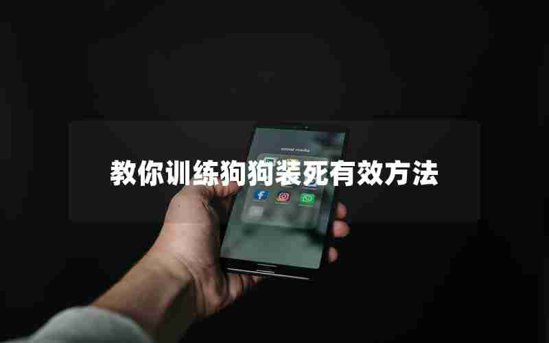 教你训练狗狗装死有效方法 教你训练狗狗装死有效方法