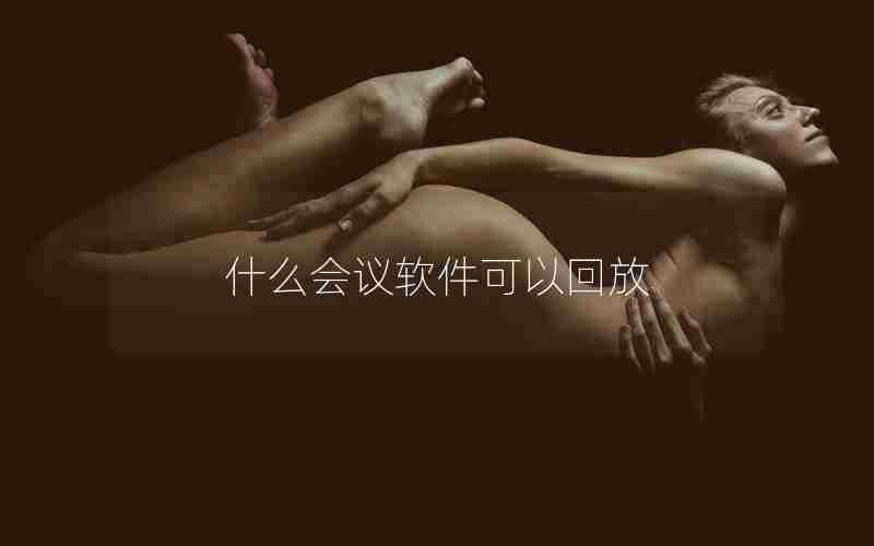 什么会议软件可以回放 什么会议软件可以回放