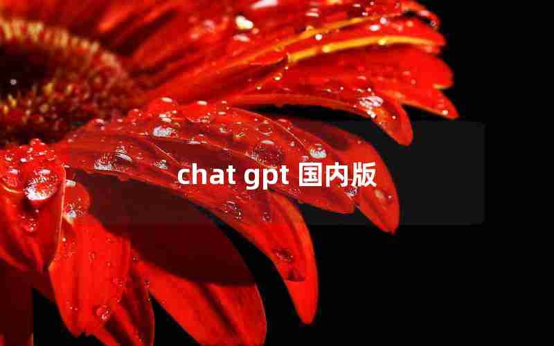 chat gpt 国内版