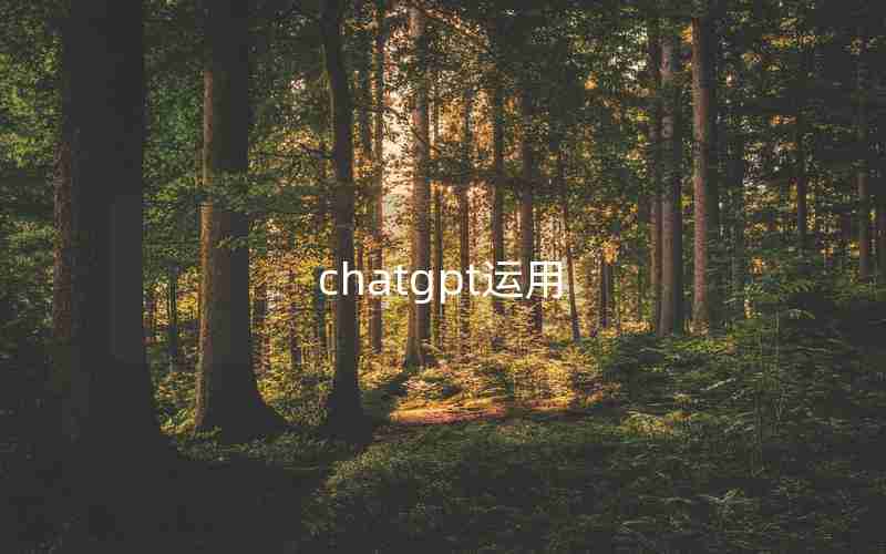 chatgpt运用 chatgpt运用