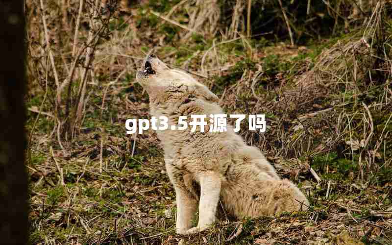 gpt3.5开源了吗 gpt3.5开源了吗