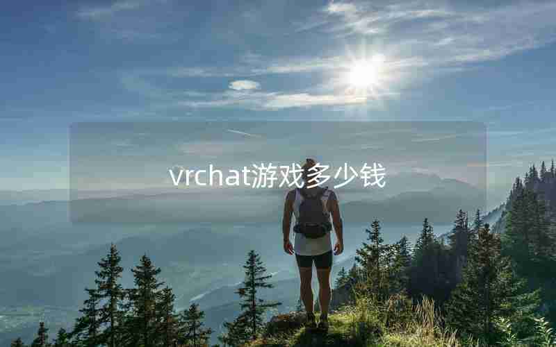 vrchat游戏多少钱