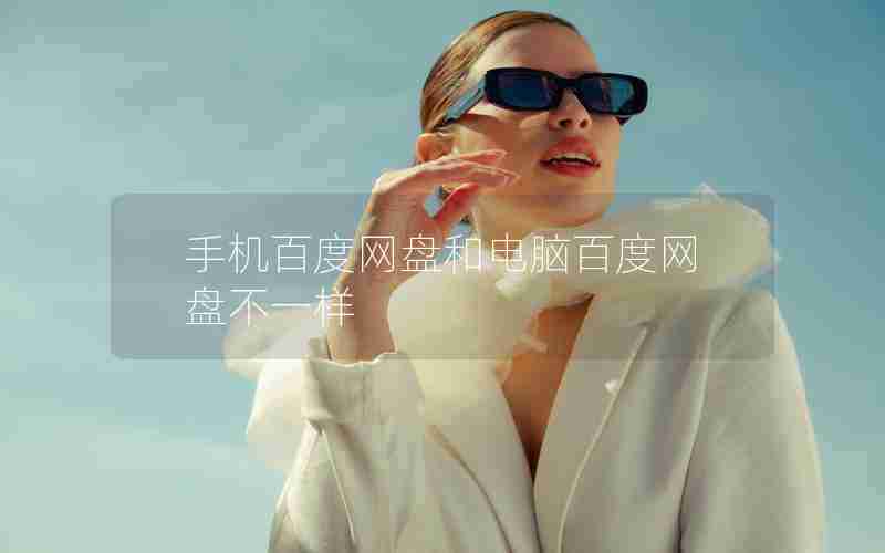 手机百度网盘和电脑百度网盘不一样 手机百度网盘和电脑百度网盘不一样