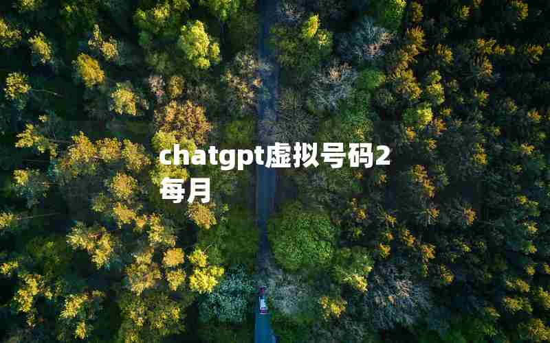 chatgpt虚拟号码2每月