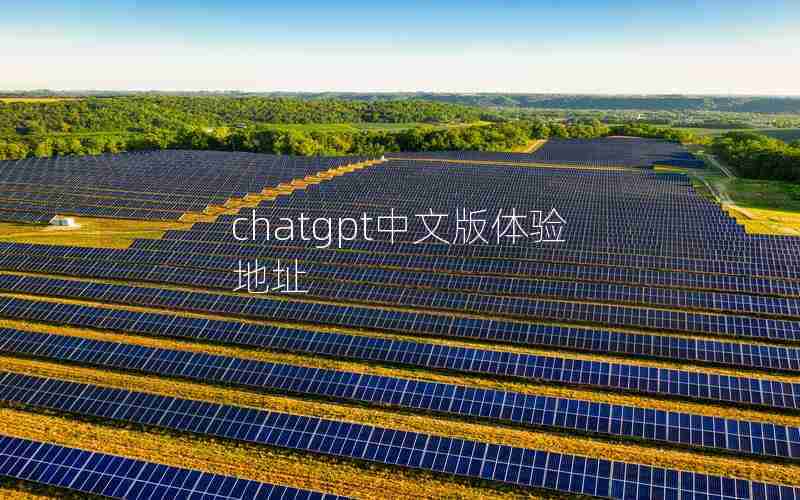 chatgpt中文版体验地址
