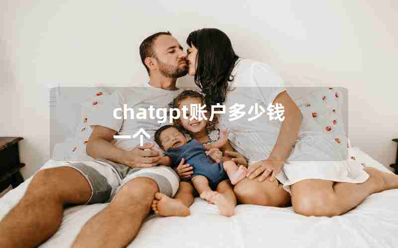 chatgpt账户多少钱一个