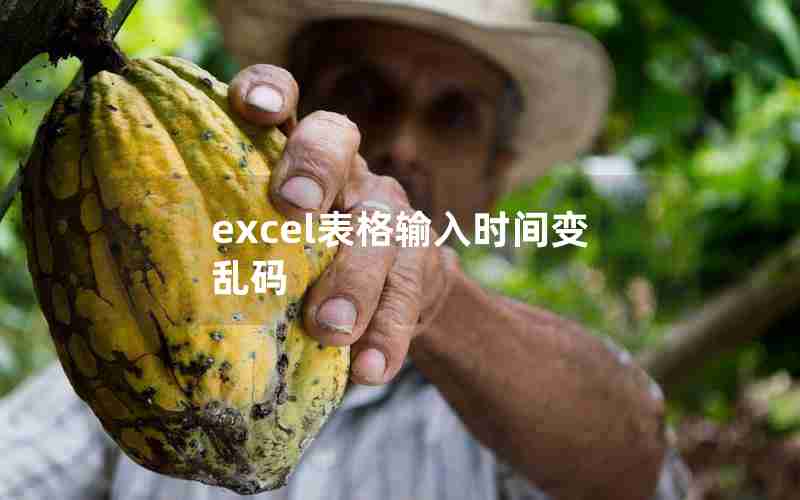 excel表格输入时间变乱码 excel表格输入时间变乱码