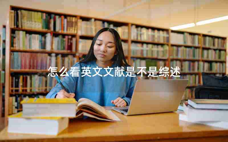 怎么看英文文献是不是综述