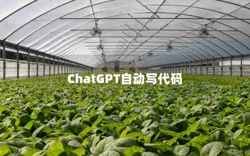 ChatGPT自动写代码 ChatGPT自动写代码