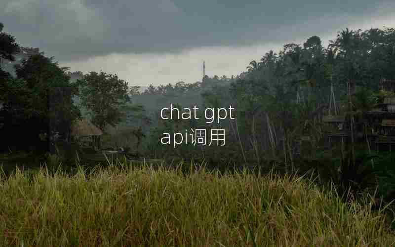 chat gpt api调用