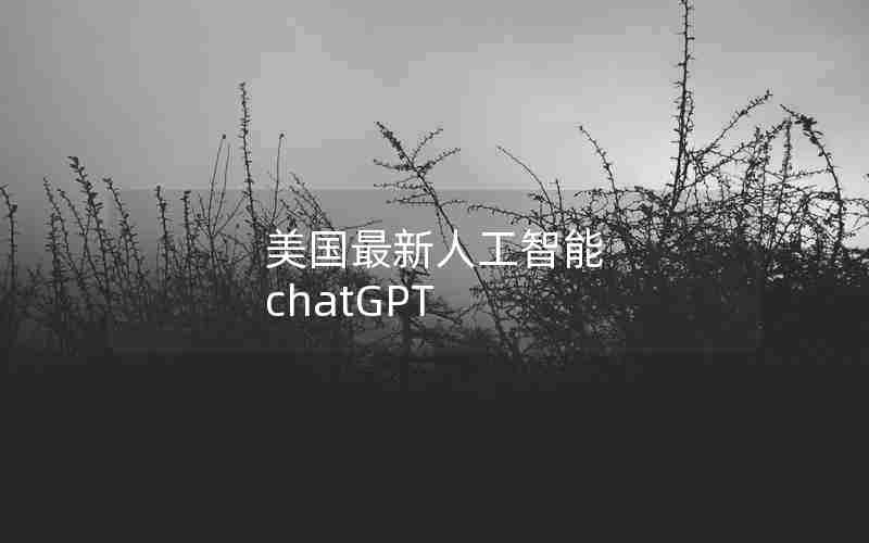 美国最新人工智能 chatGPT 美国最新人工智能 chatGPT
