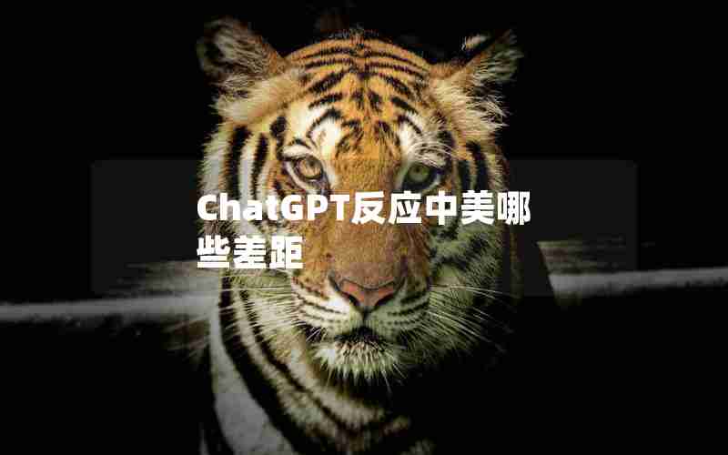 ChatGPT反应中美哪些差距