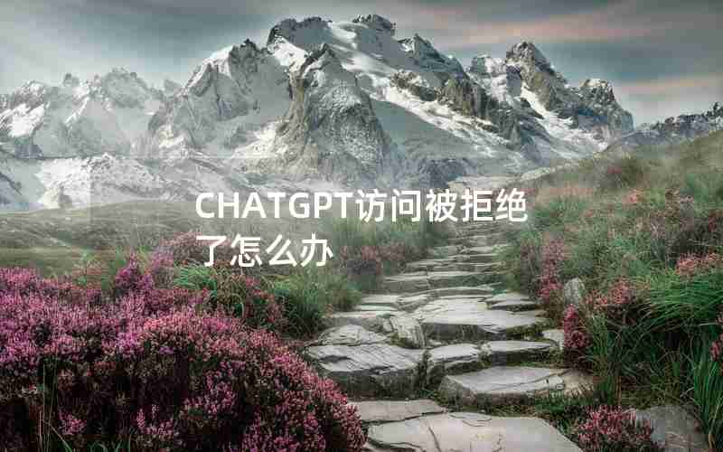 CHATGPT访问被拒绝了怎么办