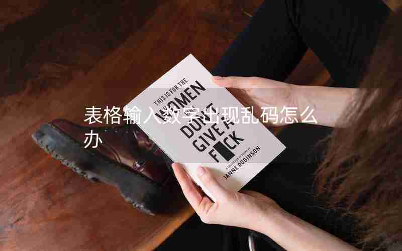 表格输入数字出现乱码怎么办 表格输入数字出现乱码怎么办