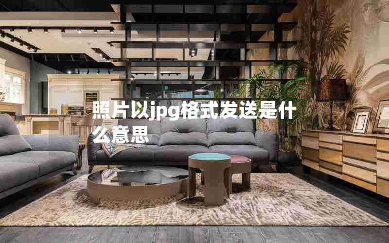 照片以jpg格式发送是什么意思 照片以jpg格式发送是什么意思