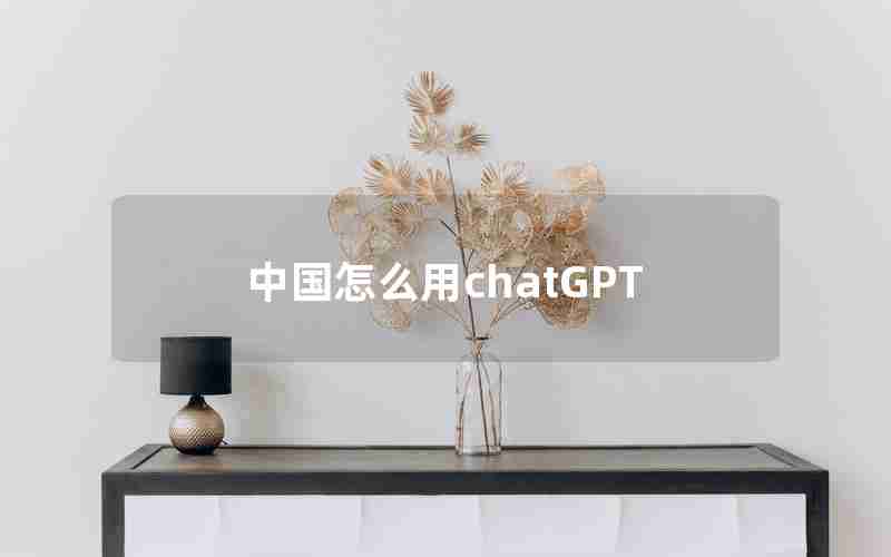 中国怎么用chatGPT 中国怎么用chatGPT