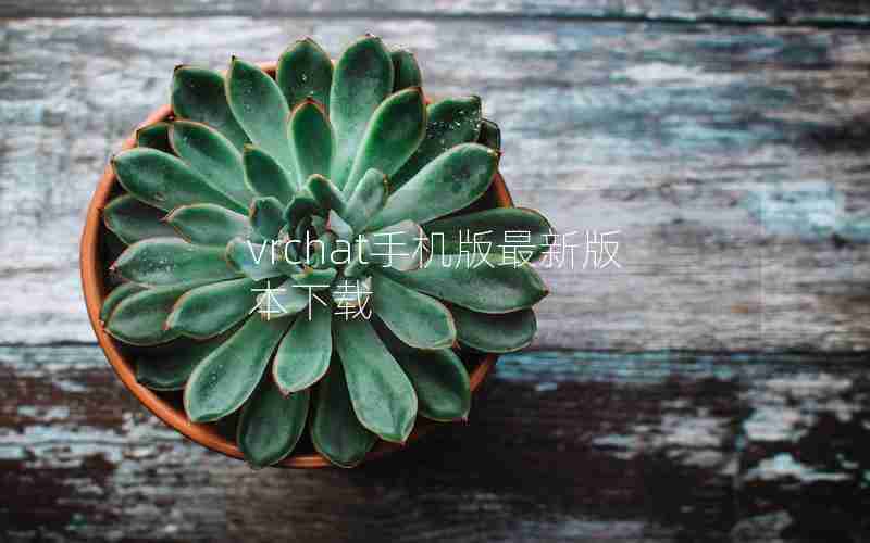 vrchat手机版最新版本下载