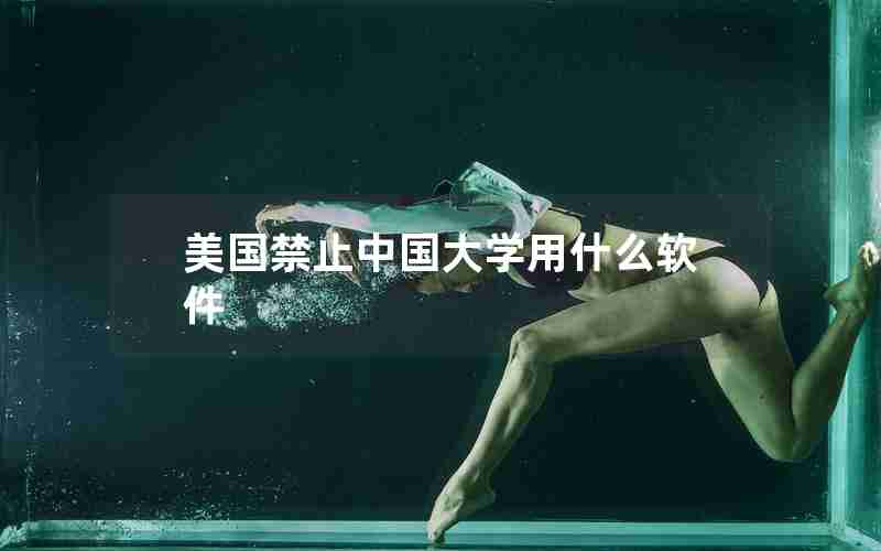 美国禁止中国大学用什么软件 美国禁止中国大学用什么软件