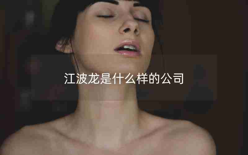 江波龙是什么样的公司 江波龙是什么样的公司