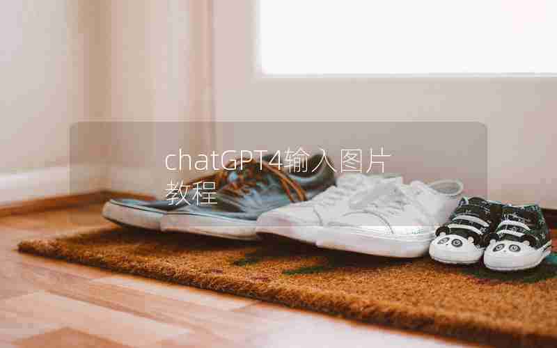 chatGPT4输入图片教程 chatGPT4输入图片教程