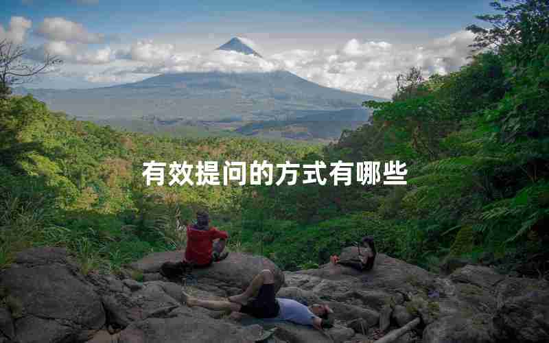 有效提问的方式有哪些