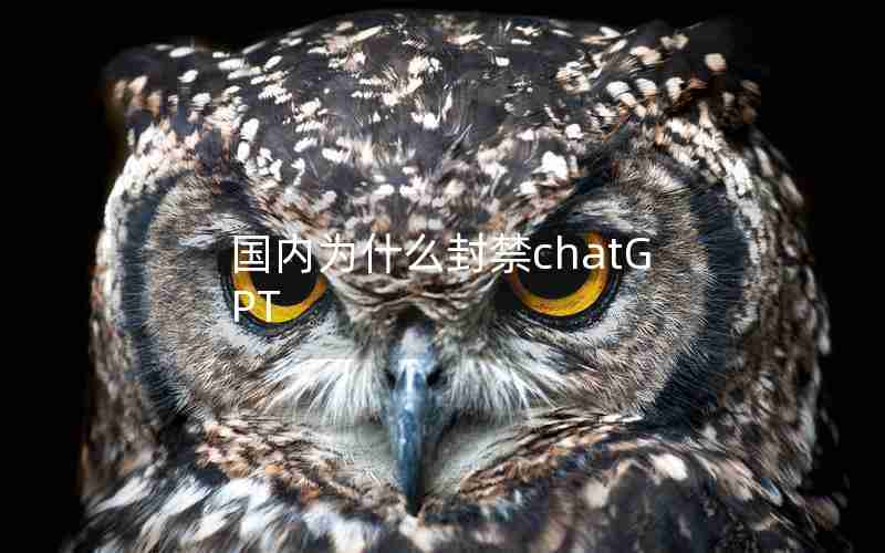 国内为什么封禁chatGPT 国内为什么封禁chatGPT